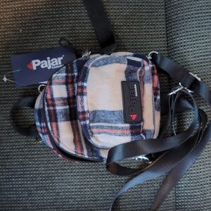PAJAR Plaid Mini Backpack Crossbody Bag NWT